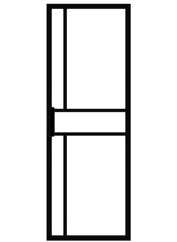 Stahl-Lofttür-D18 Loft Line