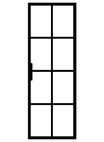 Stahl-Lofttür-D8 Industrial Line